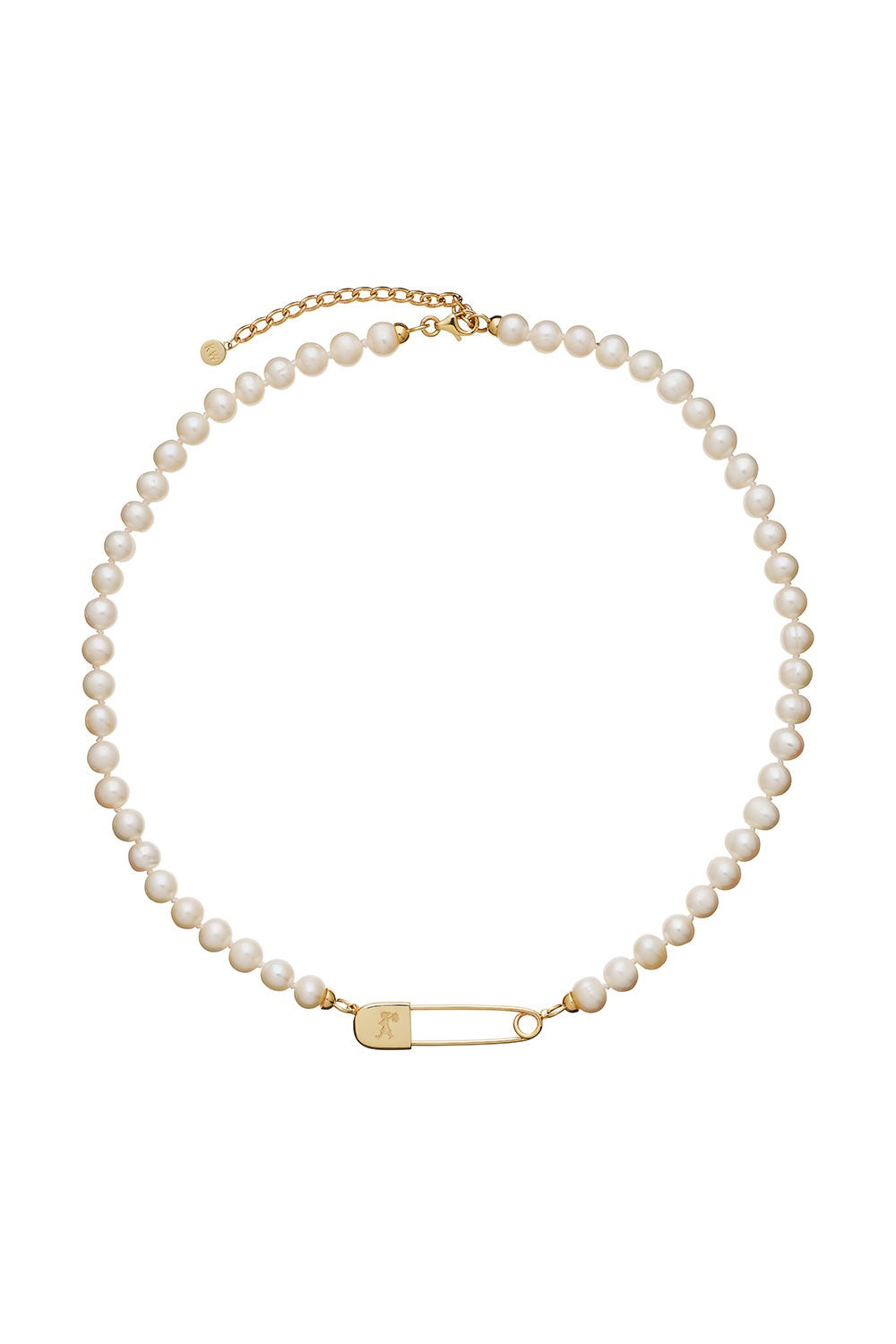 Karen Walker RUNAWAY SAFETY PIN & PEARL NECKLACE GOLD-PLATED

NZD $1199.00