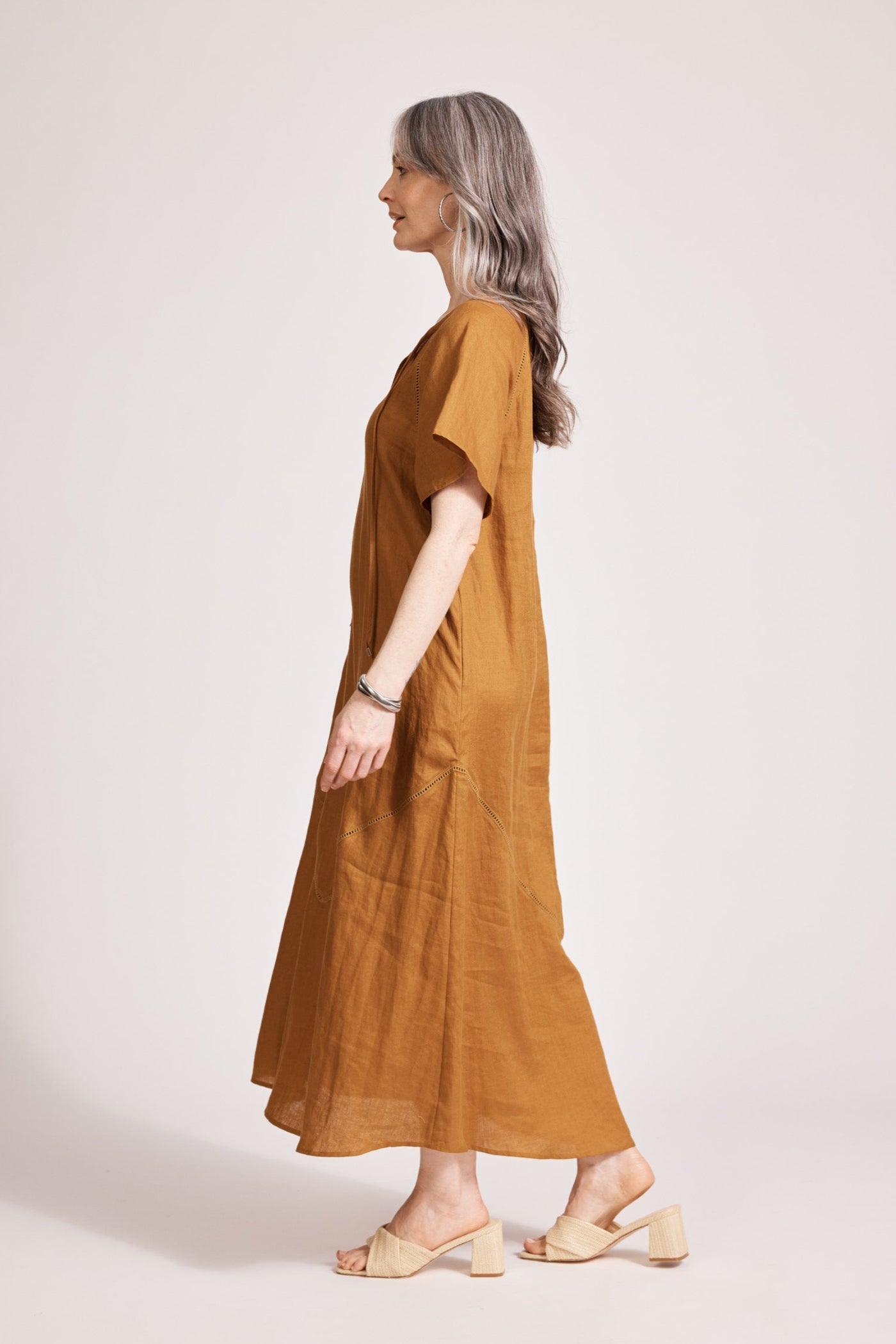 Eb &Ive Miramar Maxi Dress Caramel