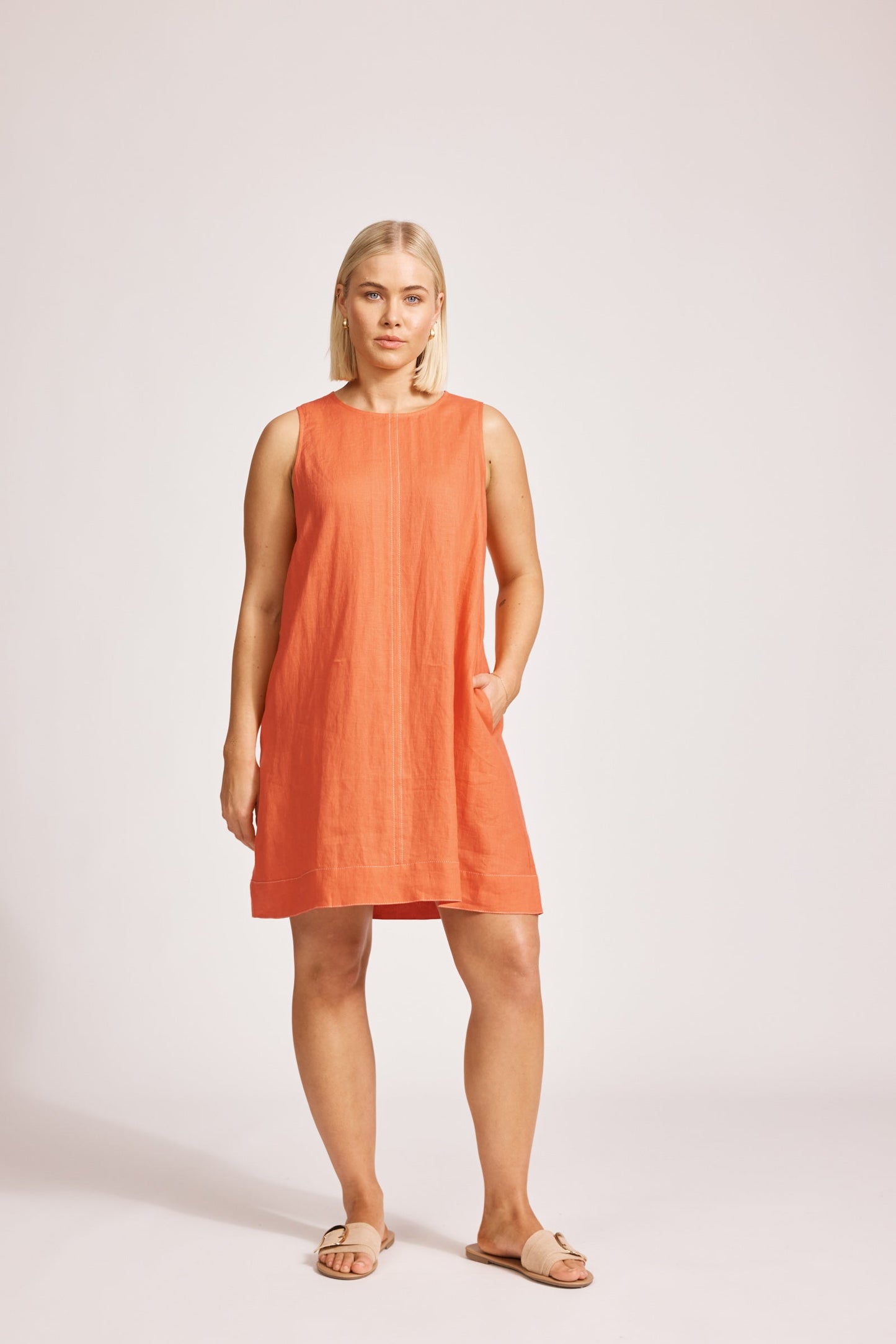 Eb +ive Mirama tank dress coral