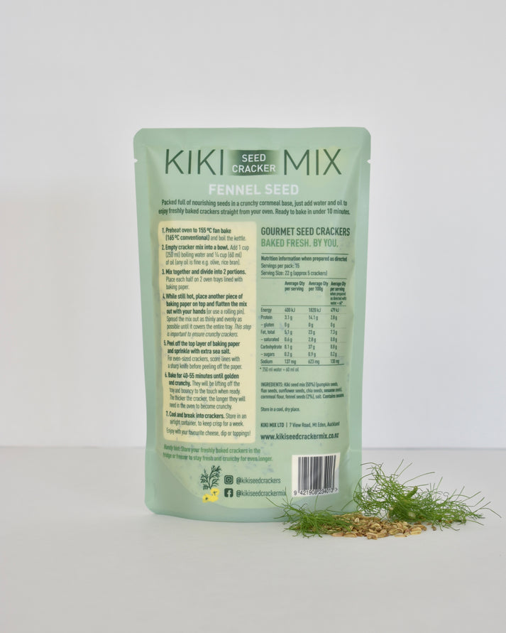Kiki seed cracker mix Fennel
