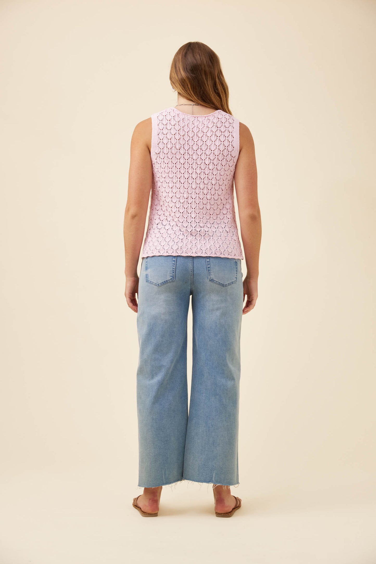 Isle of mine Mia knit top Light pink
