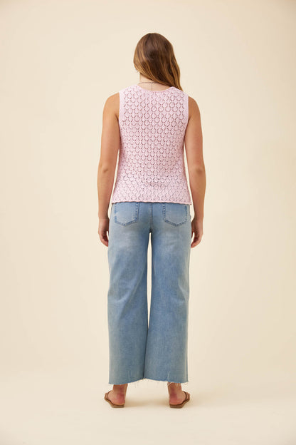 Isle of mine Mia knit top Light pink