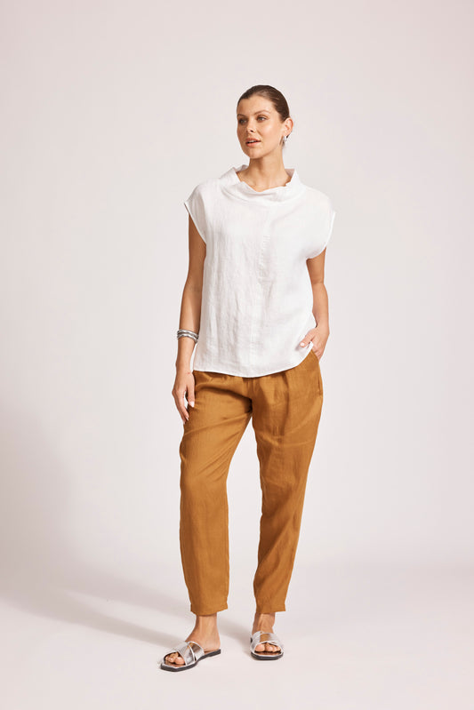 Eb & Ive Miramar top white