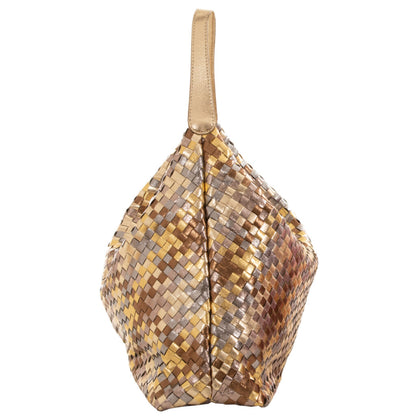 Sassy Duck Isabella shoulder bag Gold silver and bronze