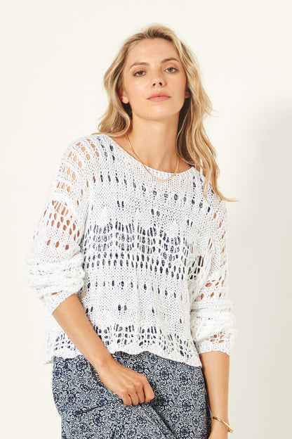 White Lemon tree Ibiza knit