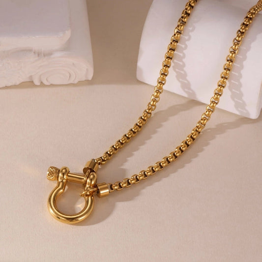 Flying Saucers Urban bolt gold   chain goldsteel buckle