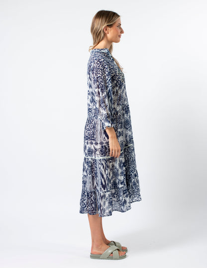 Stella + Gemma BODRUM DRESS - medantia  BLUE  $139.99