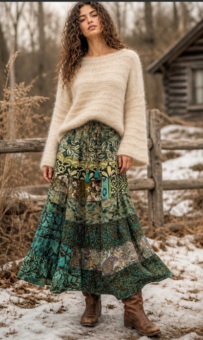 Stevie Skirt Green