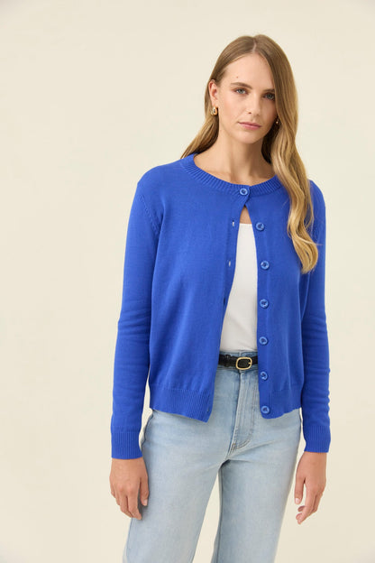 Isle of mine Darby cardigan Colbolt blue