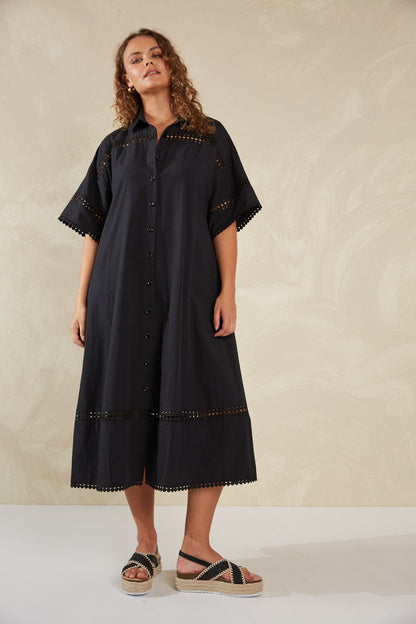 Haven  Adelfia shirt Dress  black