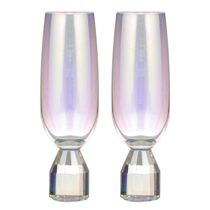 Tempa Ava Wine glass opal colour