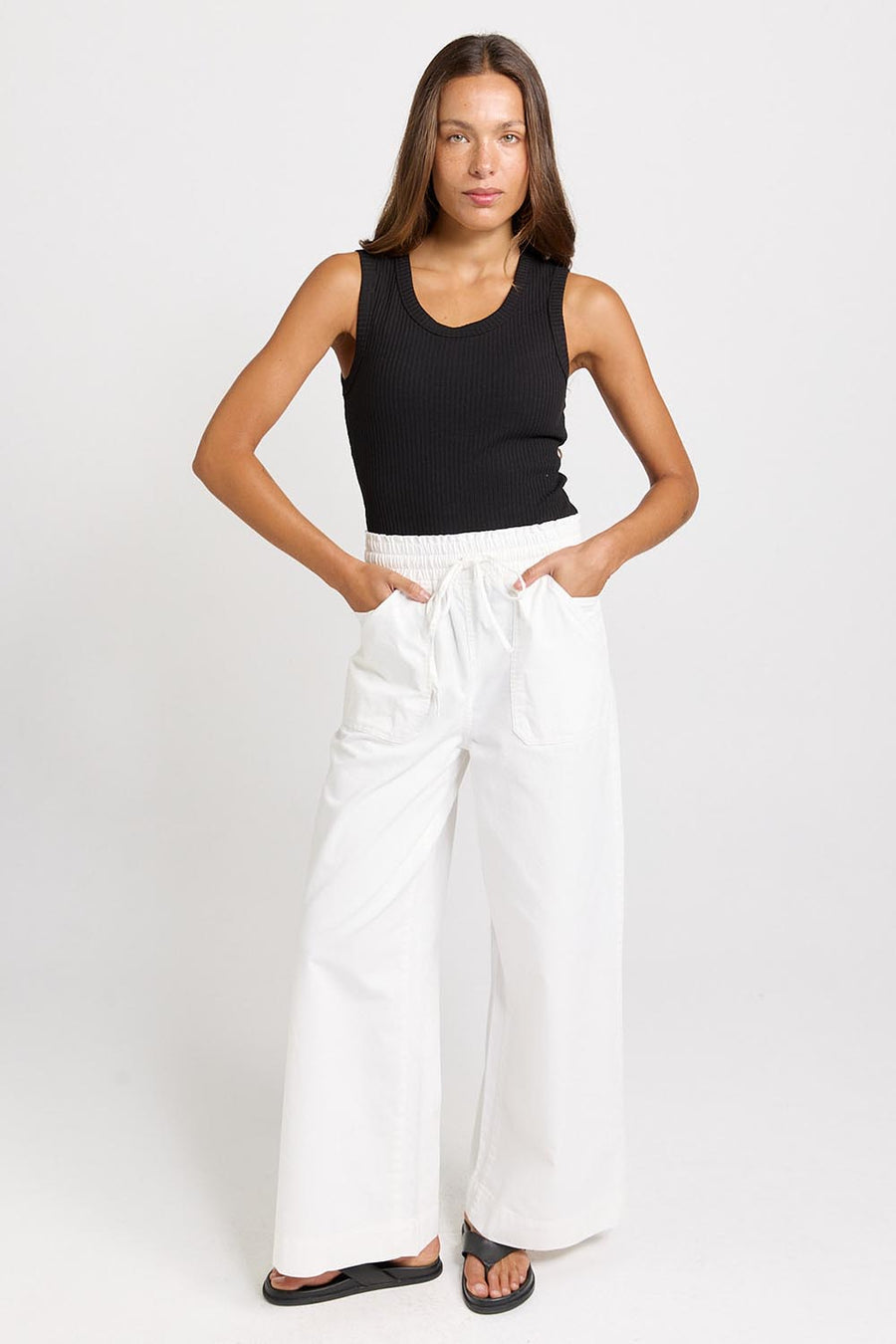 Betty Basics Safra relaxed Jean white