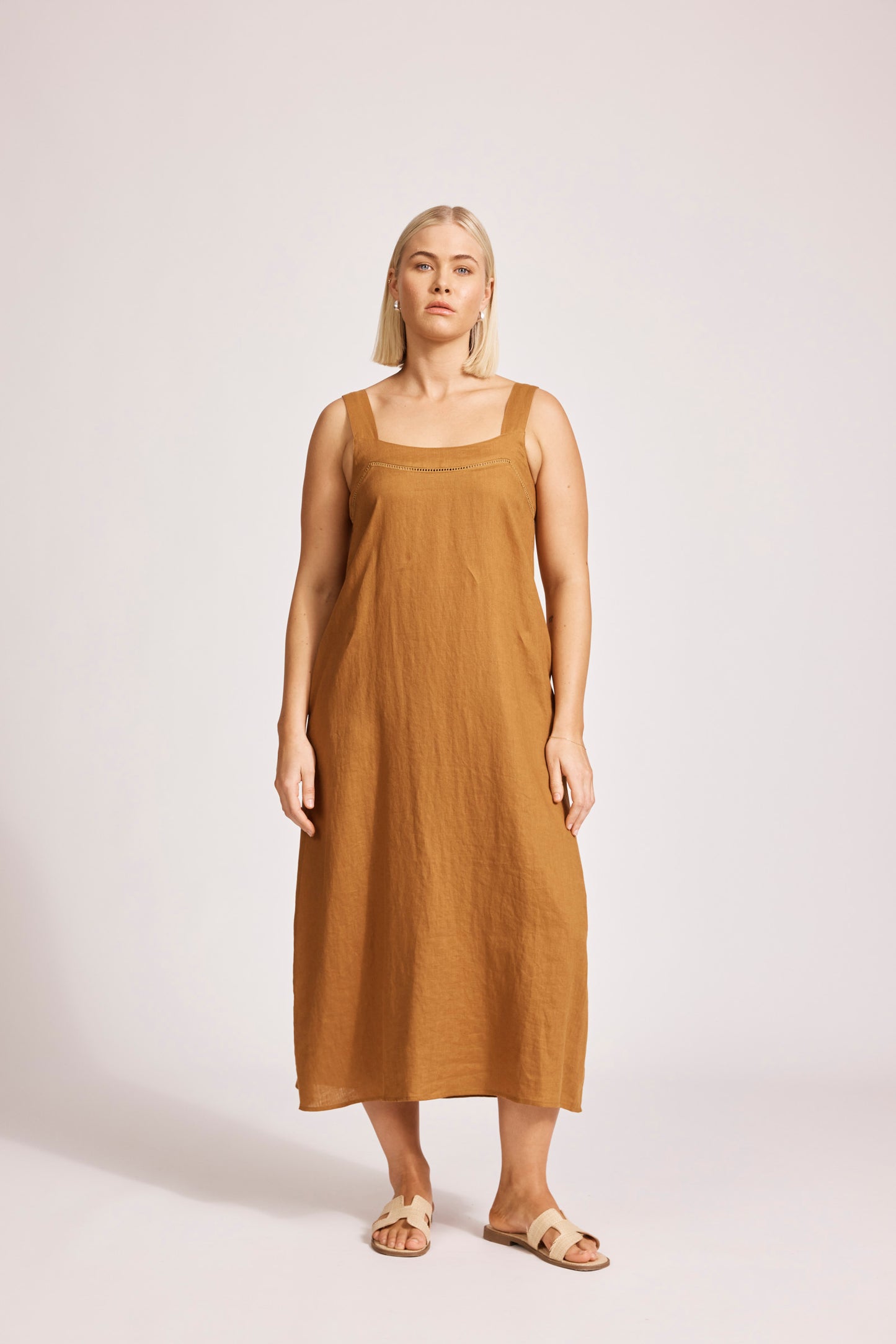 Eb & Ive Miramar Tank maxi dress Caramel