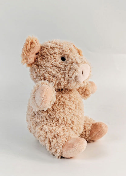 Curly pig soft toy 18. Cm pink