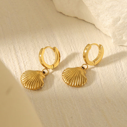 Flying Saucers Shell earrings