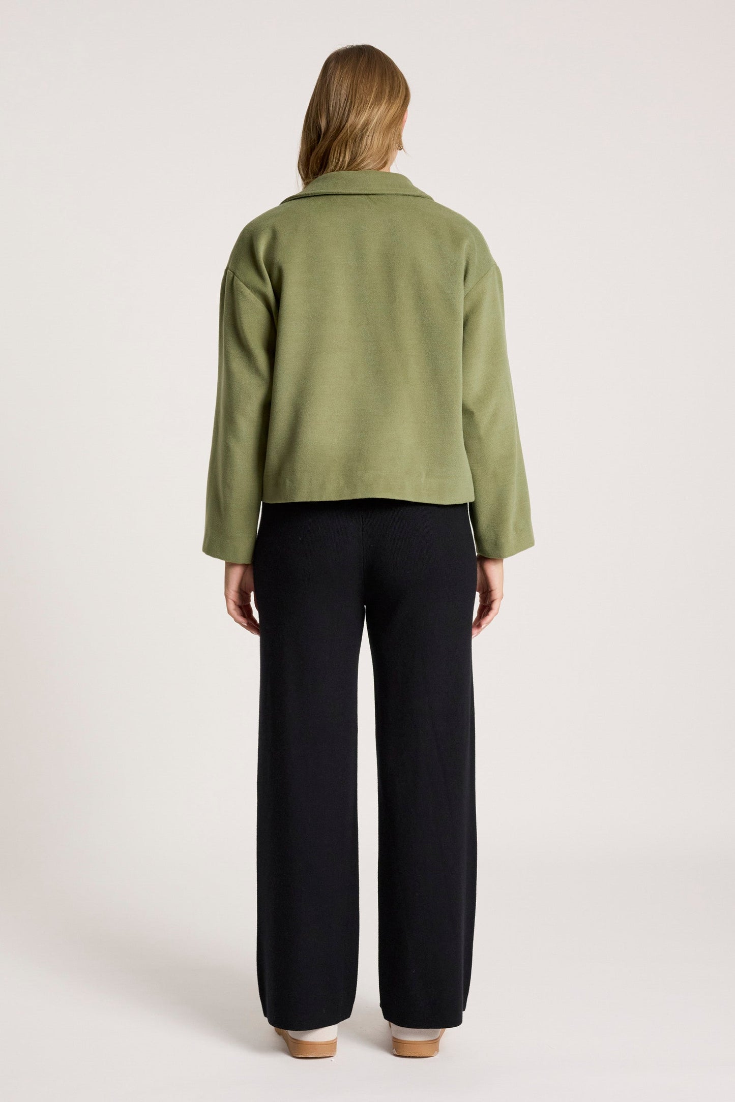 Eb +Ive Wanderer crop jacket pampas