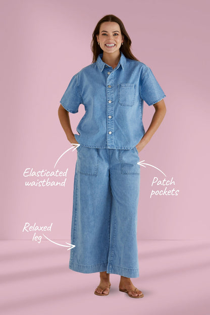 Betty Basics Safran relaxed leg denim