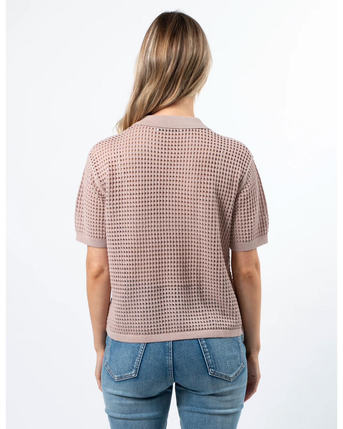 Stella + Gemma Jonah knit top blush