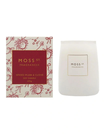 Moss Street large candle 370g  spice plum a nd cove Starty Night