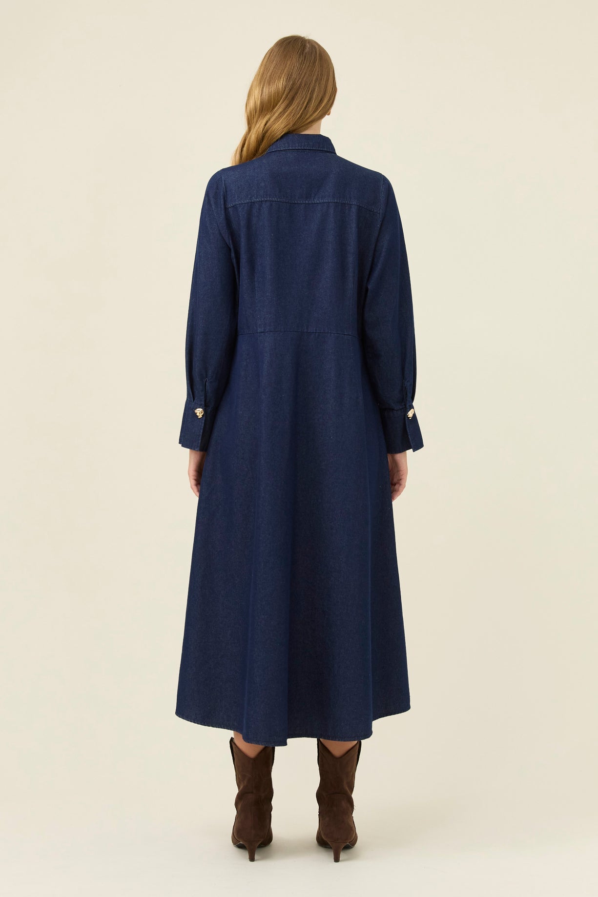 Isle of mine Sloane maxi dress denim