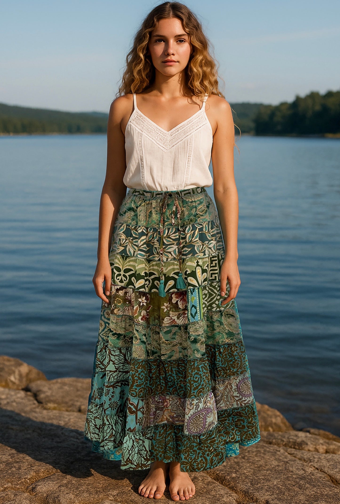 Stevie Skirt Green