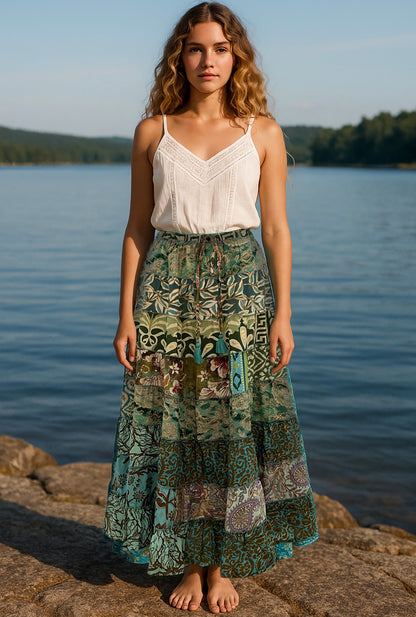 Stevie Skirt Green