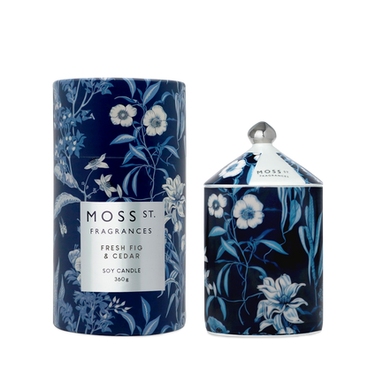 Moss Street Fresh Fig & Cedar Ceramic Candle 360g