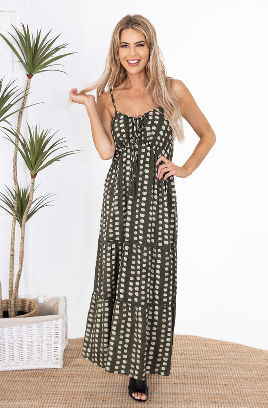 Natalie  Dress Olive