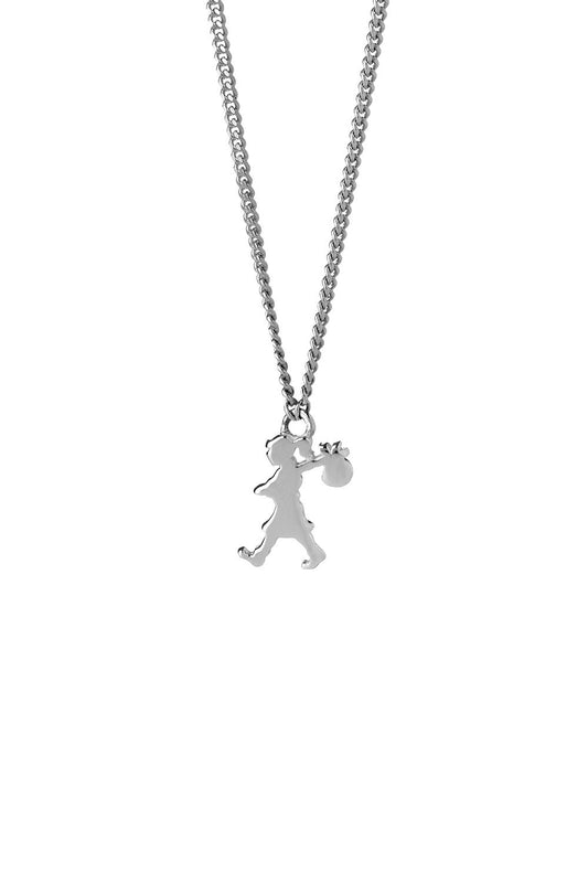 Karen Walker mini runaway girl necklace s/s