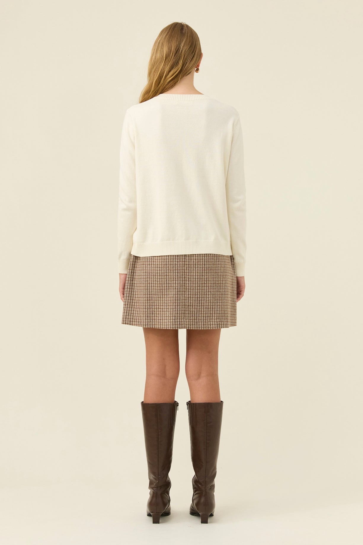 Isle of mine Darby cardigan Ivory