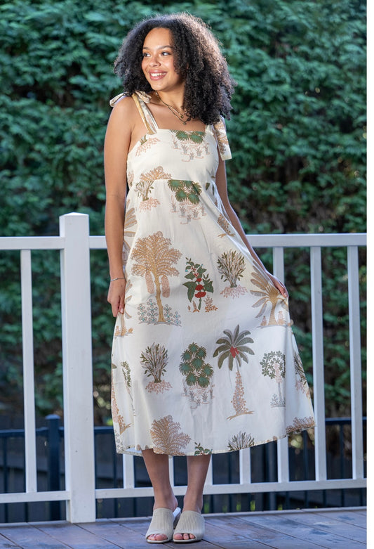 Clemi cottonEmpire dress