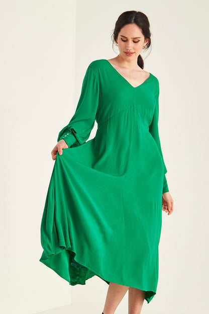 Lemon tree Lucia Lined Dress Green