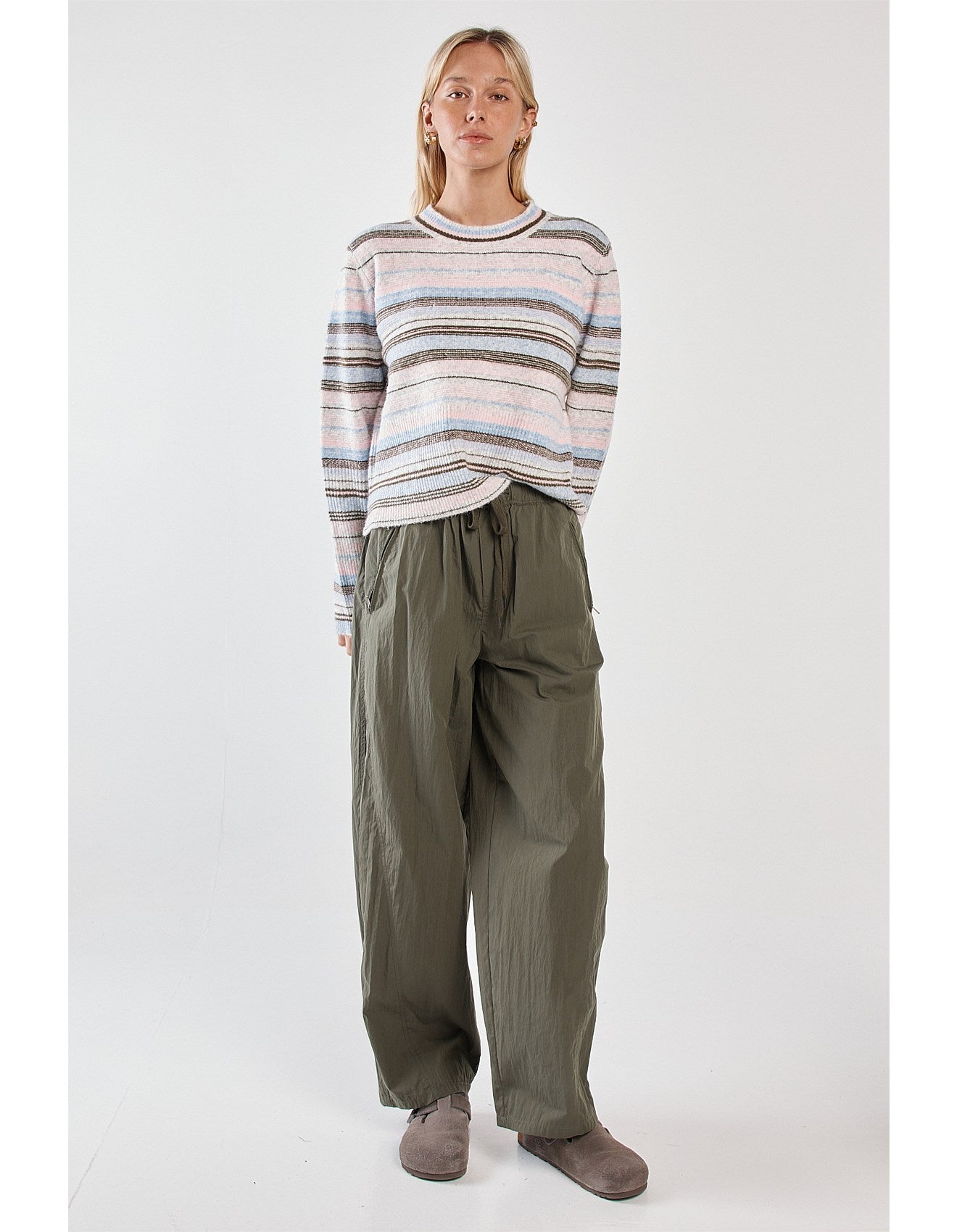 Sass Ashlee knit jumper multi blue