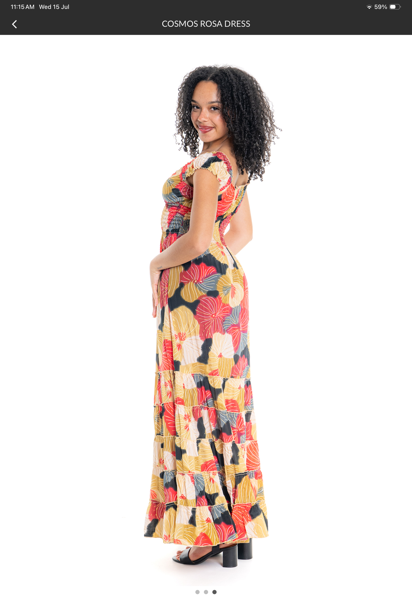 Boho Cosmos Rosa Dress