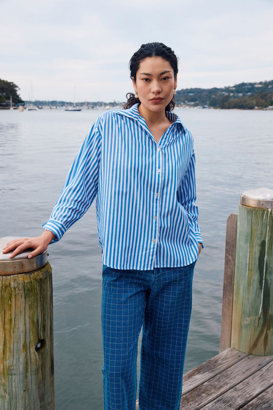 Isle of Mine Quinn shirt stripe