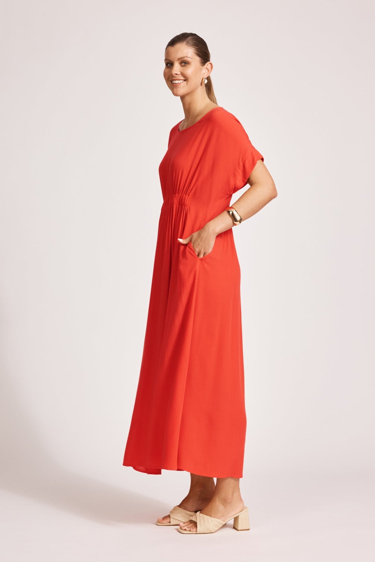 Eb & Ive Algeria dress coral