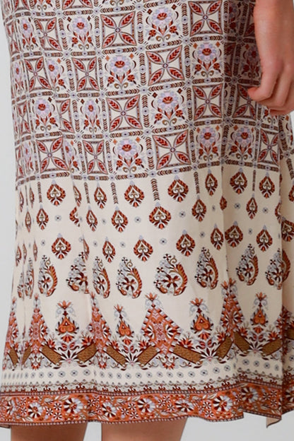 Boho Tori midi dress
