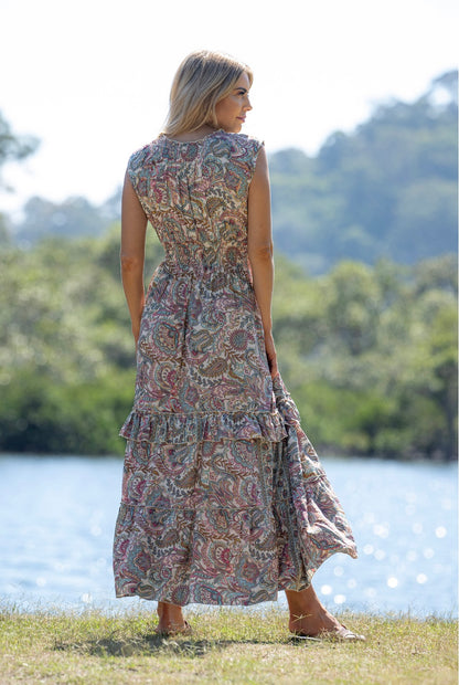 Boho Adara s/sleeve dress