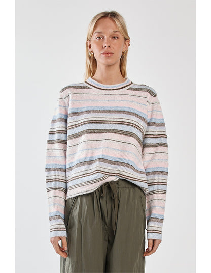 Sass Ashlee knit jumper multi blue
