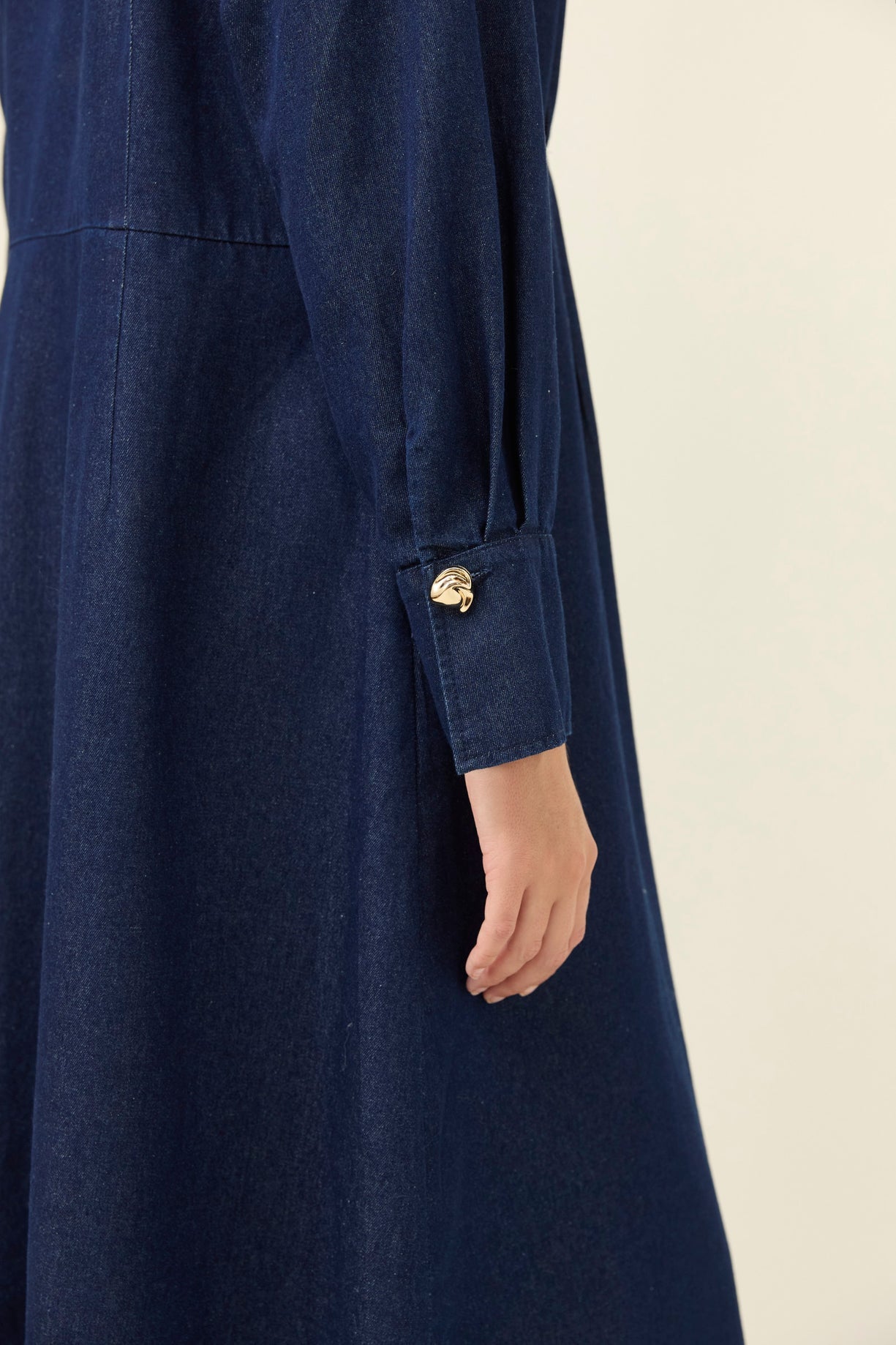 Isle of mine Sloane maxi dress denim