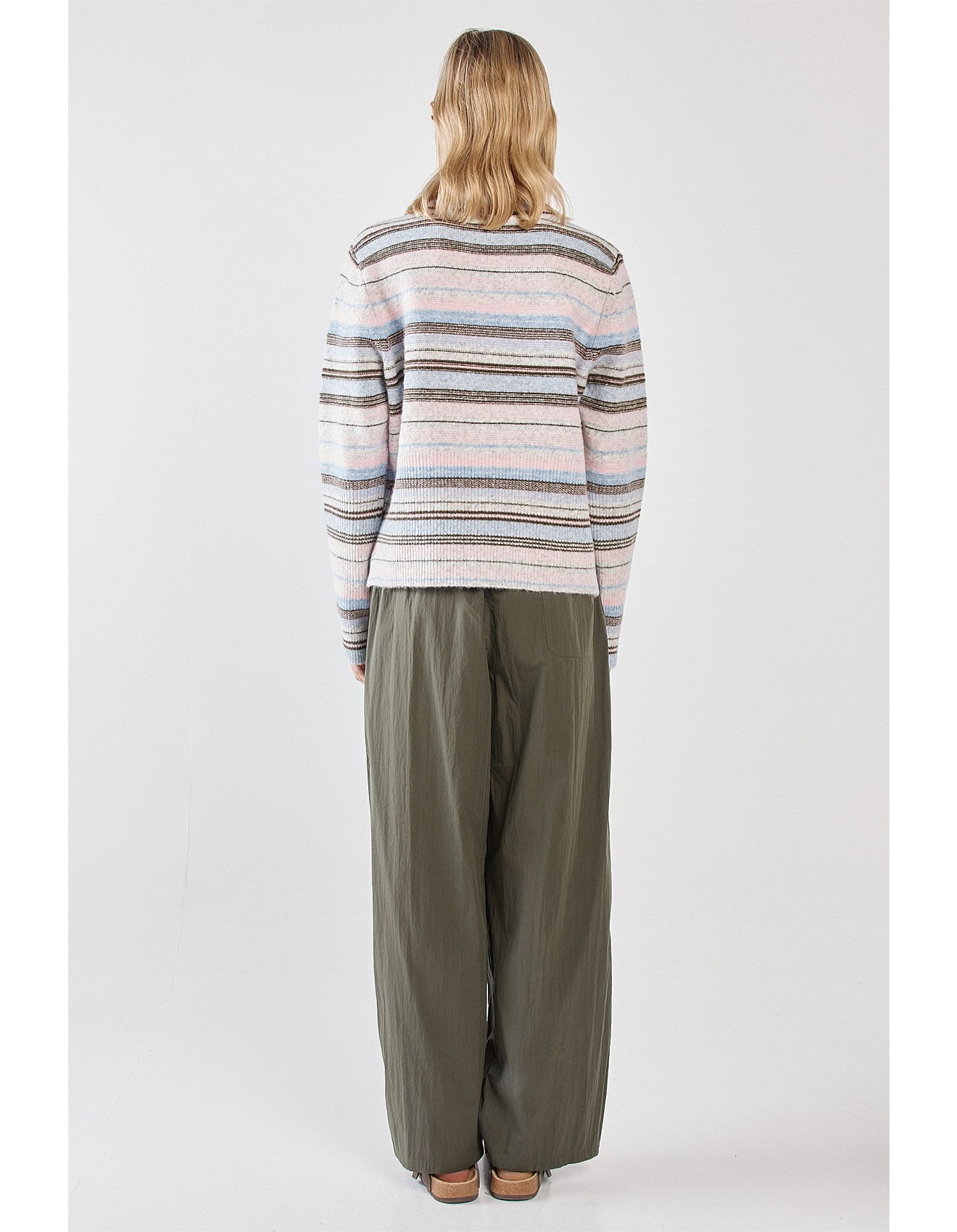 Sass Ashlee knit jumper multi blue