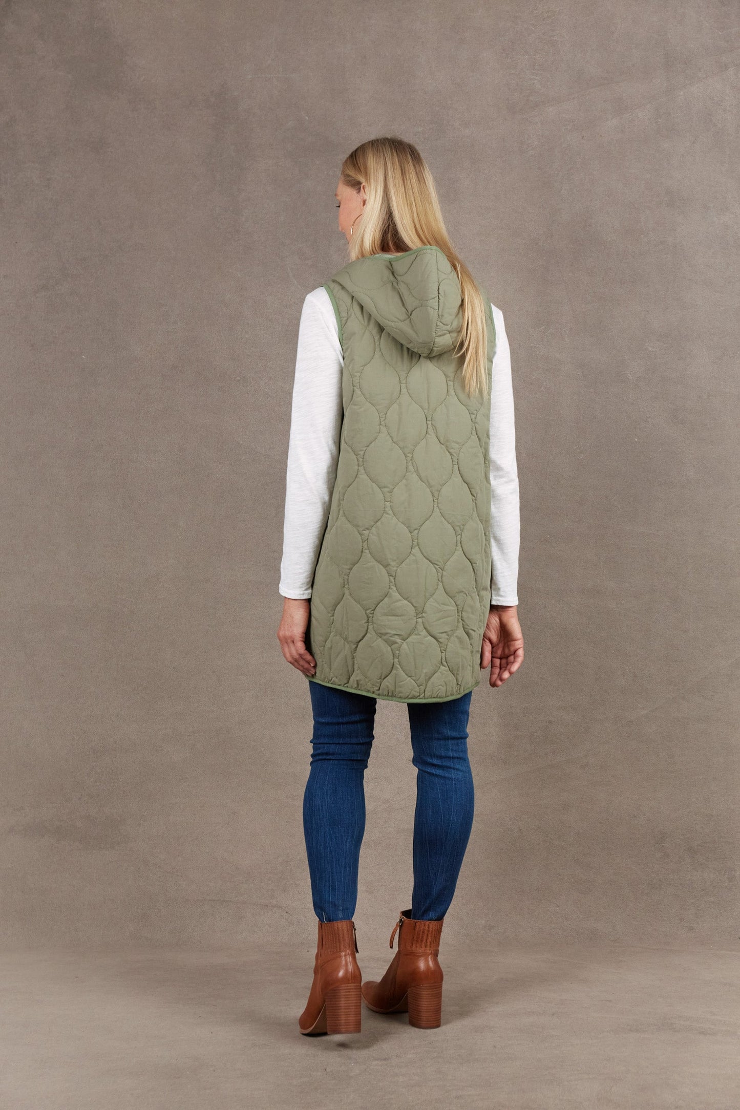 Eb & Ive rib vest Sage