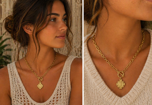 Flying Saucers Isla necklace