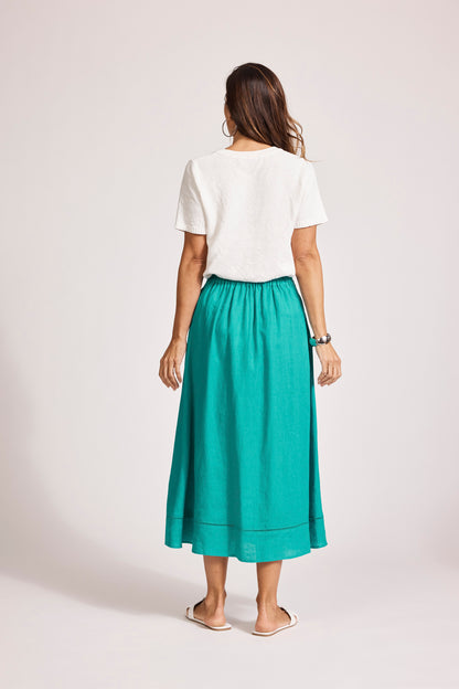 Eb &Ive Miramar maxi skirt Lagoon