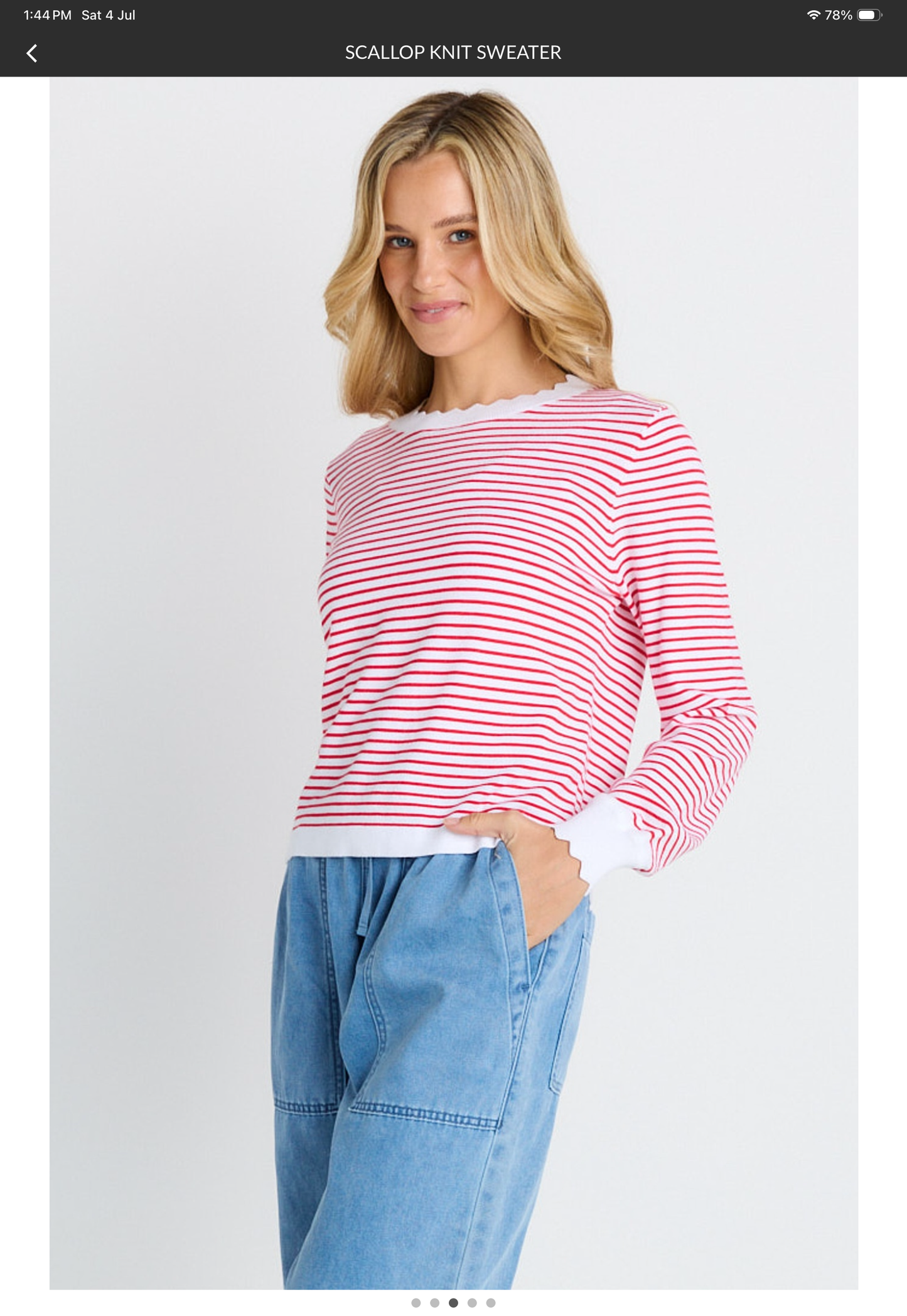 BettyBasics Scallopknit sweater