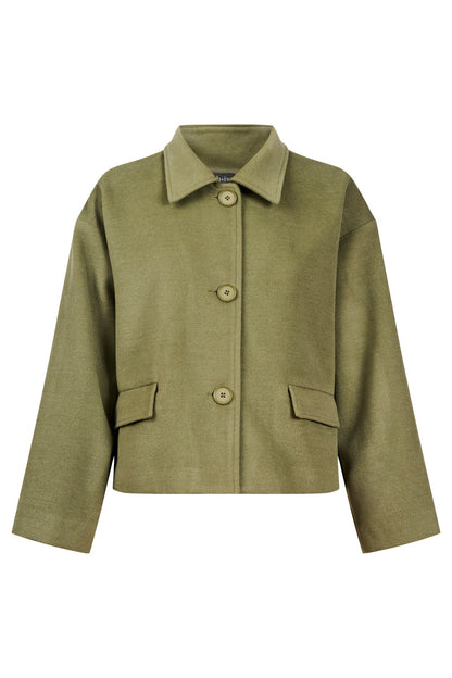 Eb +Ive Wanderer crop jacket pampas