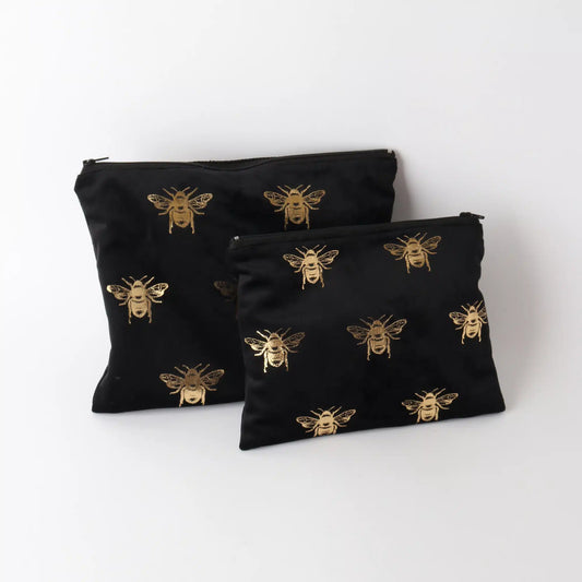 Velvet  Bee toilet  bag set /2