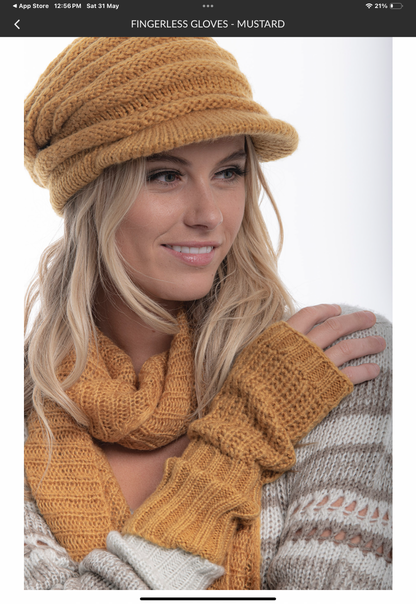 Boho fingerless gloves Charcol