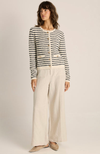Sass Ellie stripe knit Cardy