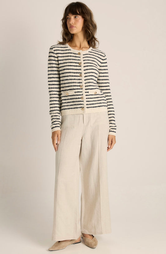 Sass Ellie stripe knit Cardy